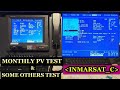 Monthly PV Test And Some Others Test On The Inmarsat C GMDSS