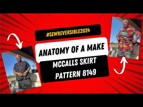 #sewreversible2024 | How I sewed the McCalls skirt 8149