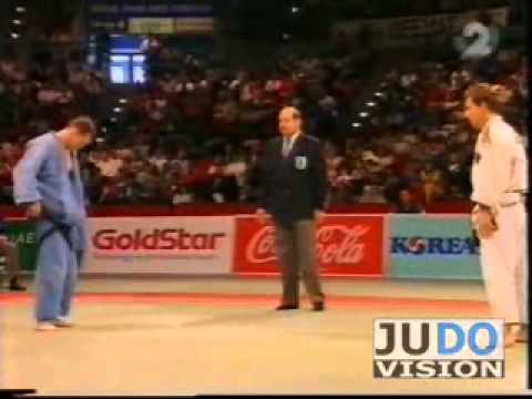 JUDO 1995 European Championships: Vsevolods Zelonijs (LAT) - Peter Schlatter (GER)