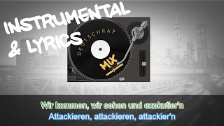 Bonez MC &amp; RAF Camora feat. Hanybal - Attackieren INSTRUMENTAL + LYRICS (KARAOKE BEAT REMAKE)