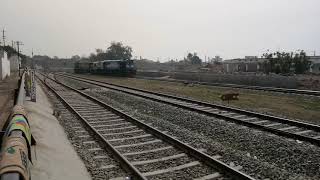 preview picture of video 'BC After Gauge Conversion: EMD pushing ALCO at Bareilly City'