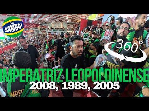 Imperatriz at Salgueiro plays sambas 2008, 1989, and 2005, 360°
