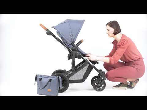 Коляска для ребенка универсальная 3 в 1  FreeON Trio Comfort Black,  код товара: 42653