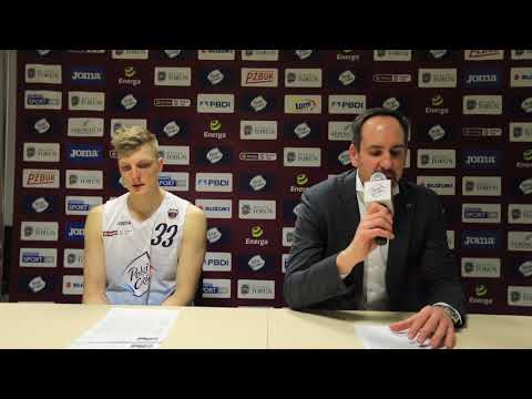 Konferencja po meczu Polski Cukier Toruń - Anwil Włocławek