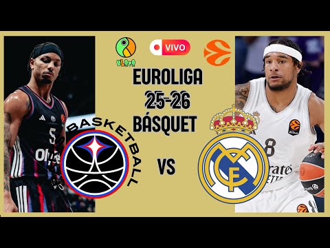 EN VIVO | PARIS BASKETBALL VS REAL MADRID | EUROLIGA 2025/2026  |  BASKETBALL