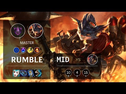 Rumble Mid vs Twisted Fate - EUW Master Patch 10.12
