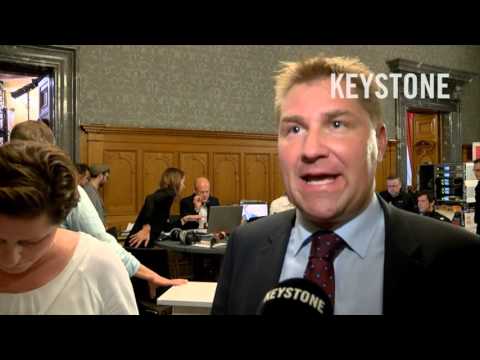 SVP-Wahlsieg: Toni Brunners erste Reaktion - Wahlen 2015 - Nationalrat - Bundeshaus