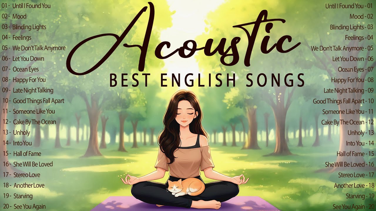 Top Music 2025 New Songs with Lyrics 🍃 Calming Acoustic Songs that Touch Your Soul