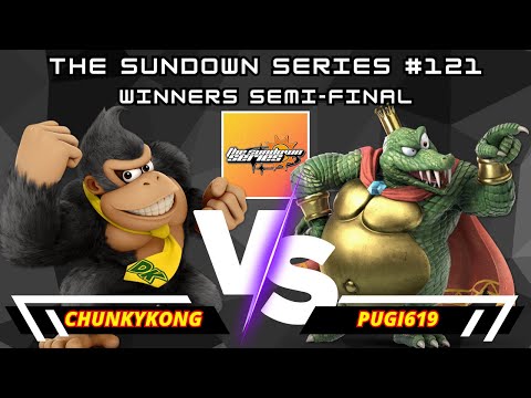 ChunkyKong (Donkey Kong) Vs. Pugi619 (King K. Rool) | The Sundown Series #121 | Winners SF | SSBU