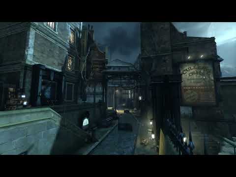 Dishonored Ambience | Clavering Boulevard | Granny Rags' Rainy Side Alley | Ambient | 1440p | ASMR