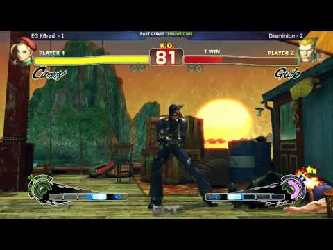 USF4 Losers Finals @ ECT 2015 - EG KBrad (Cammy) vs YOMI Dieminion (Guile) [720p/60fps]