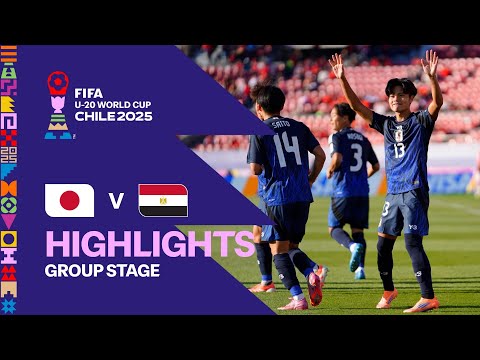 Japan vs Egypt Highlights | FIFA U-20 World Cup Chile 2025