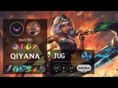 Qiyana Jungle vs Gwen - NA Master Patch 12.5