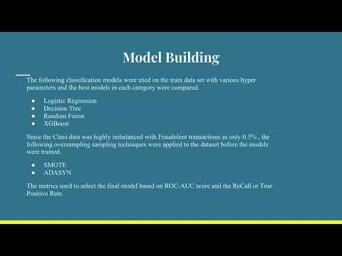 Credit Card Fraud Detection