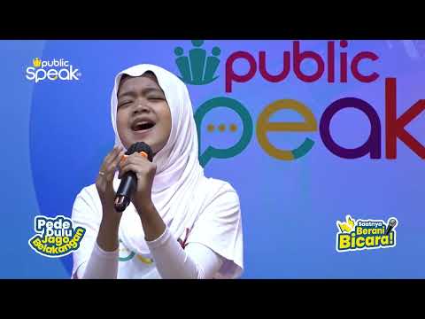 Video dokumentasi unjuk keberanian bicara dan public speaking siswa Speak Corner Serang episode 17