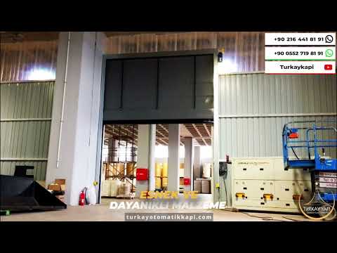 Hızlı PVC katlanır branda kapı videosu 7