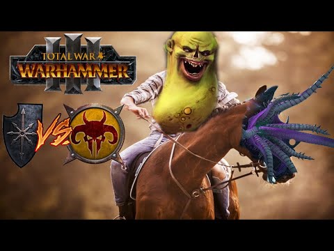 The Heroes Of Festus! Warriors of Chaos vs Beastmen - Total War Warhammer 3