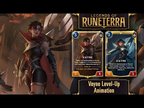 Legends of Runeterra - Vayne Level-Up Animation