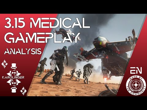 Star Citizen 3.15 Preview [4K] Medical Gameplay Analysis & Details | No respawn on the Cutty Red