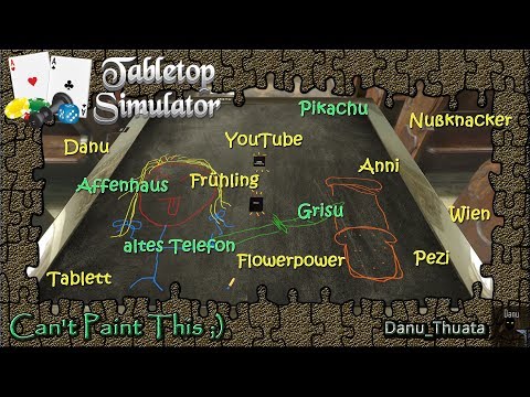 Can't Paint This | zu 2 am Maltisch | 2 | Tabletop Simulator Deutsch