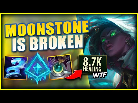 MOONSTONE OUT HEALED EVERYTHING THIS GAME (BEST SUPPORT ITEM) - League of Legends