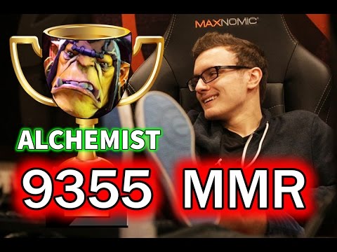 MIRACLE - Alchemist 9355 MMR (NEW WORLD RECORD) - Full Gameplay!