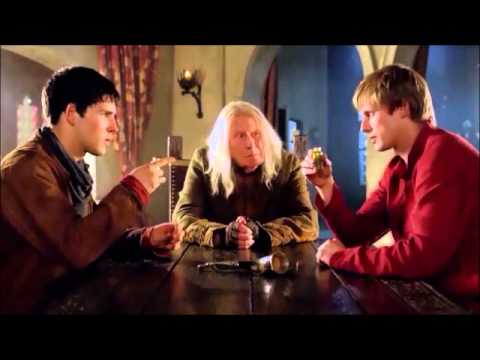 Merlin & Arthur 5x03:"Sorry, did I forget to tell you about that part...?" scene