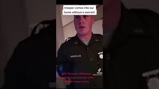 Trooper wiseman assault homeowner