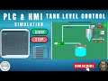 PLC HMI Tank Level Control Simulation Siemens TIA Portal S7 1200 Automation Project