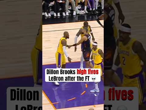 Dillon trolling LeBron after the FT 😭