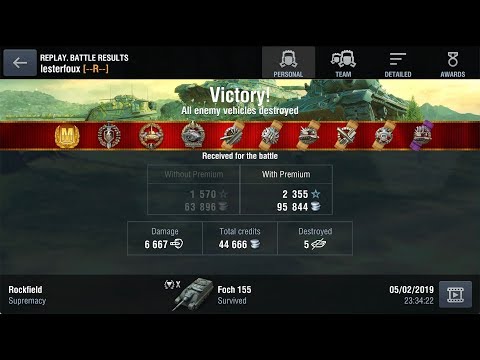 lesterfoux [--R--] - Foch 155 - Rockfield - Ace Mastery