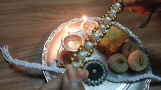 Raksha Bandhan Pooja Thali Decoration 2020 | Rakhi Pooja Thali | Pooja Thali Decoration