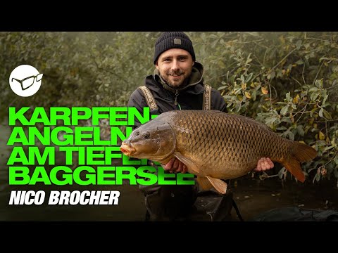 Karpfenangeln am tiefen Baggersee mit Nico Brocher | SESSION LOG