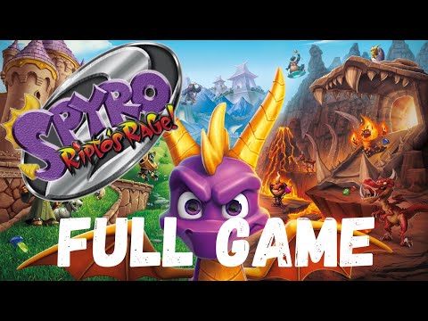 Spyro 2 Ripto's Rage Gameplay Walkthrough Full Game (No Commentary)