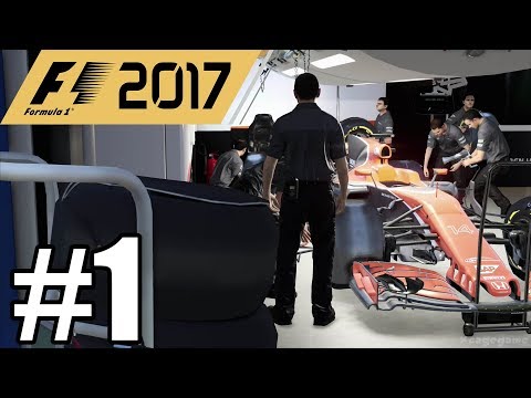 F1 2017 Career Mode Gameplay Walkthrough Part 1 - Australia [ PS4 Pro ]