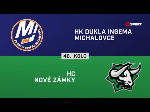 46. kolo: HK Dukla Ingema Michalovce – HC Nové Zámky 3:1 (HIGHLIGHTY)