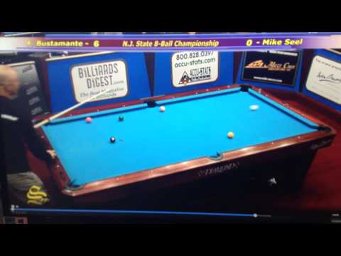 Mike Seel vs Francesco Bustamante at Sandcastle Billiards NJ 8 Ball Open Mez Tournament 2014
