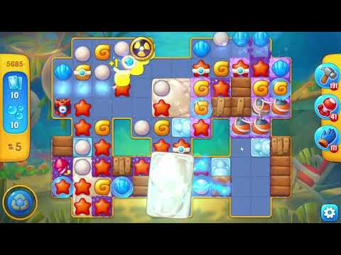 Fishdom 5685 Level - 18 moves - NO BooSTERS