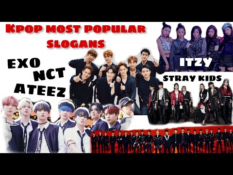 Most Popular Kpop Slogans (stray kids,exo and more)