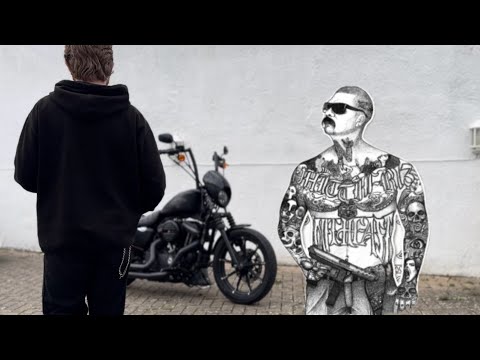 I installed 14" Meathook Ape Hangers on my Harley Sportster Iron 883!