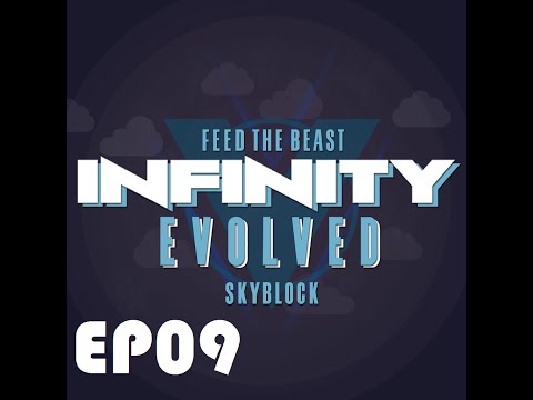 FTB Infinity Evolved Skyblock EP09 Immersive Engineering water wheels
