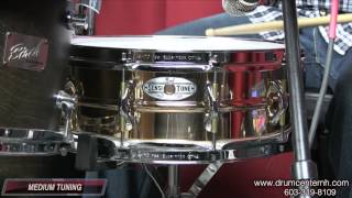 Video thumbnail for Pearl Beaded Phosphor Bronze SensiTone Premium Snare Drum 5x14 by Drum Center of Portsmouth