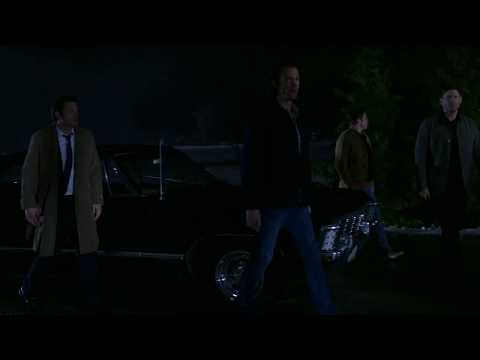 Supernatural Sam and Dean and Jack And Castiel goes to the church to find the occultum 15x13