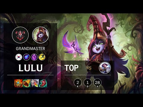 Lulu Top vs Fiora - KR Grandmaster Patch 11.11