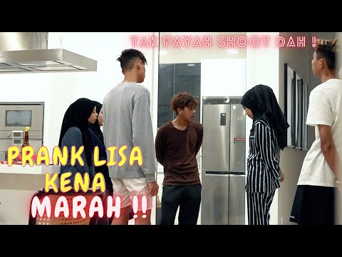 LISA BARU SHOOT BUAT HAL , BAIK BALIK JE  !! - PRANK LISA KENA M4RAH !!