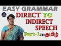 DIRECT To INDIRECT SPEECH Important For Exam ENGLISH GRAMMAR IN TAMIL English In Tamil