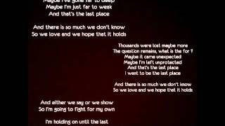 The Fray - Uncertainty (Lyrics)