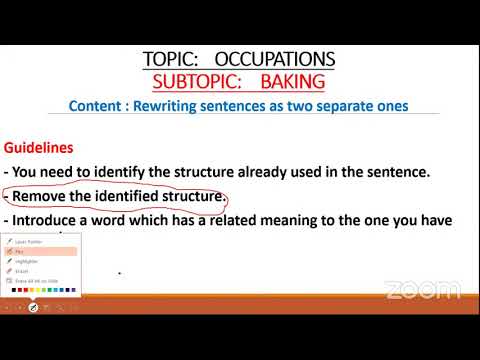 P6 English  Online Lessons on BAKING  By OTIM SOLOMON