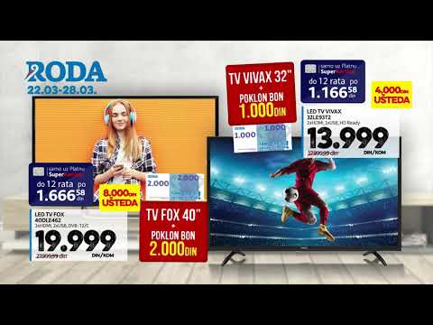 Roda I Popust na tehniku 22.03 - 28.03.2019.