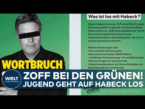 BUNDESTAGSWAHL: Heftiger Zoff bei Grünen! Habeck am Pranger! Plan zur Migration löst Empörung aus